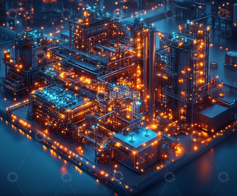 高清大图下载【趣麦麦图】工厂与数字孪生1