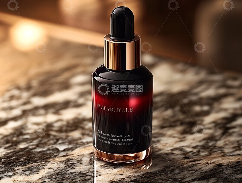 高清大图下载【趣麦麦图】黑兰花滋养精华液2