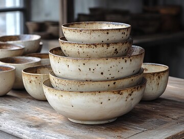 手工陶瓷木质装饰1