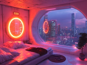 赛博朋克装饰风1