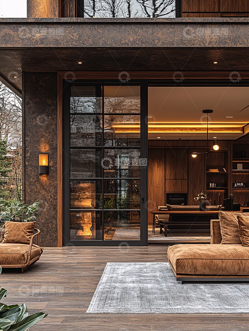 高清大图下载【趣麦麦图】中式简约别墅2