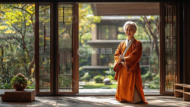 高清大图下载【趣麦麦图】木屏风与现代家具2