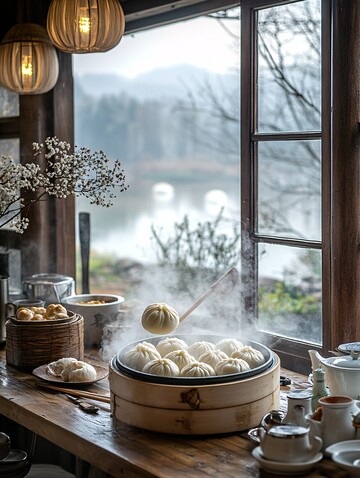 蒸笼里的早餐时光