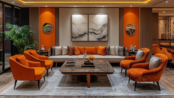 明亮简约餐厅设计1