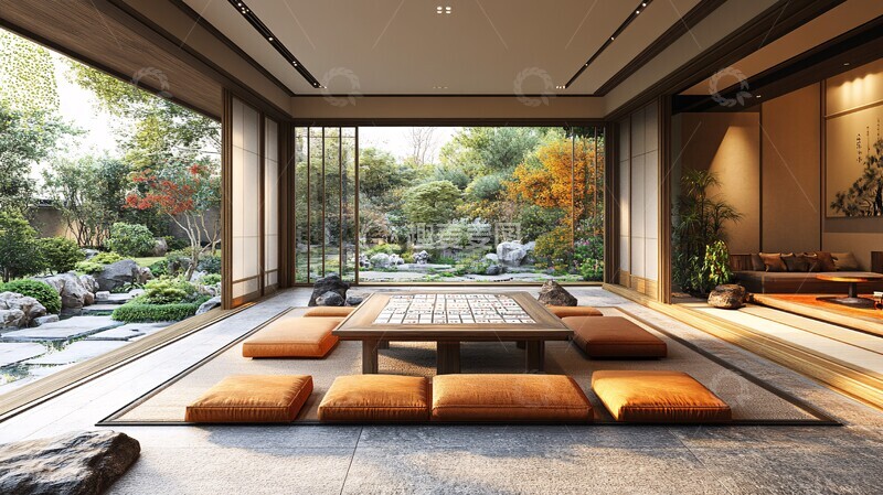 高清大图下载【趣麦麦图】麻将与卡牌户外花园1