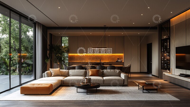 高清大图下载【趣麦麦图】亚洲风格餐厅中式设计2