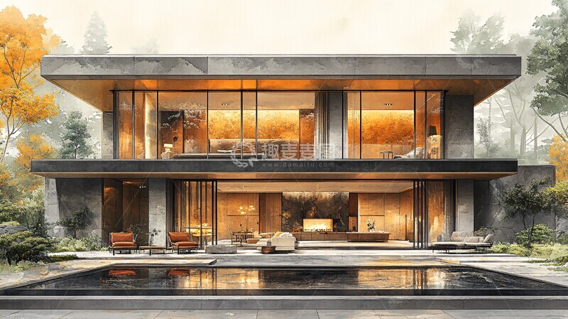 黑金高端装饰设计2