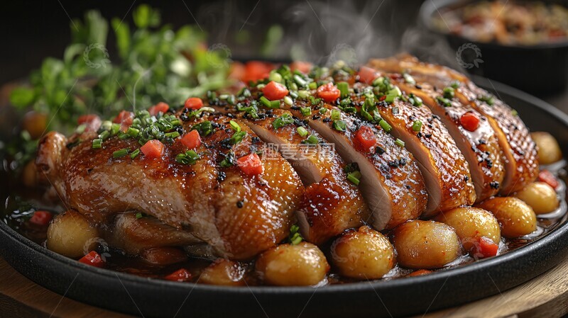 高清大图下载【趣麦麦图】烤鸭飘香烤鸭飘香美食1