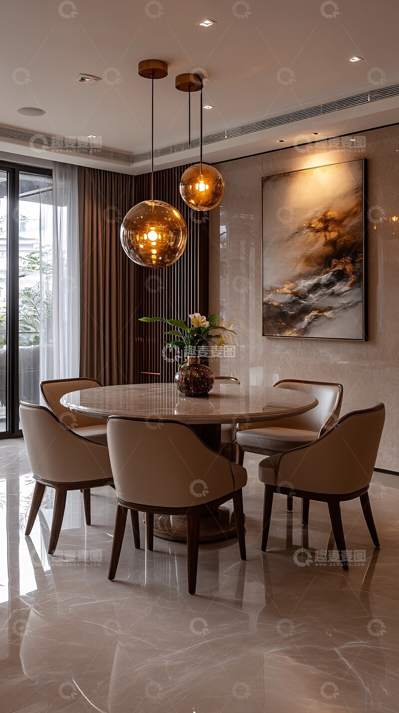 高清大图下载【趣麦麦图】餐厅墙面装饰设计