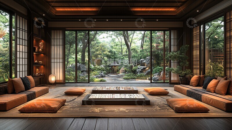 高清大图下载【趣麦麦图】麻将与卡牌户外花园2