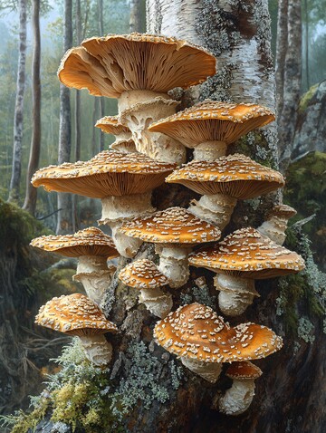 艺术家菌菇菌菇蘑菇真菌2