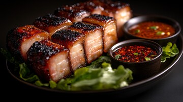 猪肉叉烧烤肉拼盘2