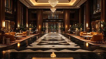 奢华酒店大堂设计17