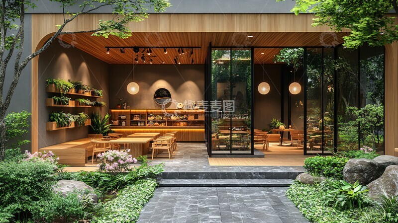 高清大图下载【趣麦麦图】岭南风格咖啡馆2