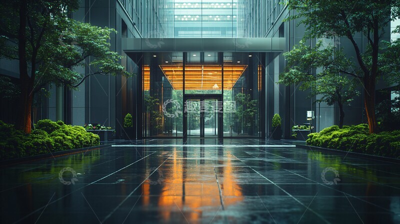 高清大图下载【趣麦麦图】商业建筑入口2