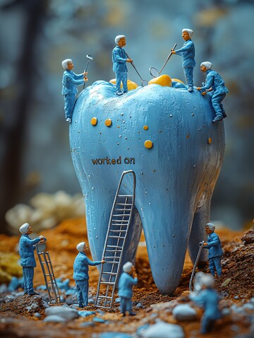 大牙齿上的小牙医2