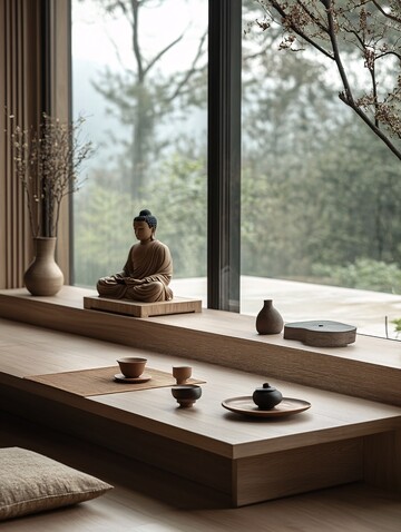 木竹家具茶室空间2