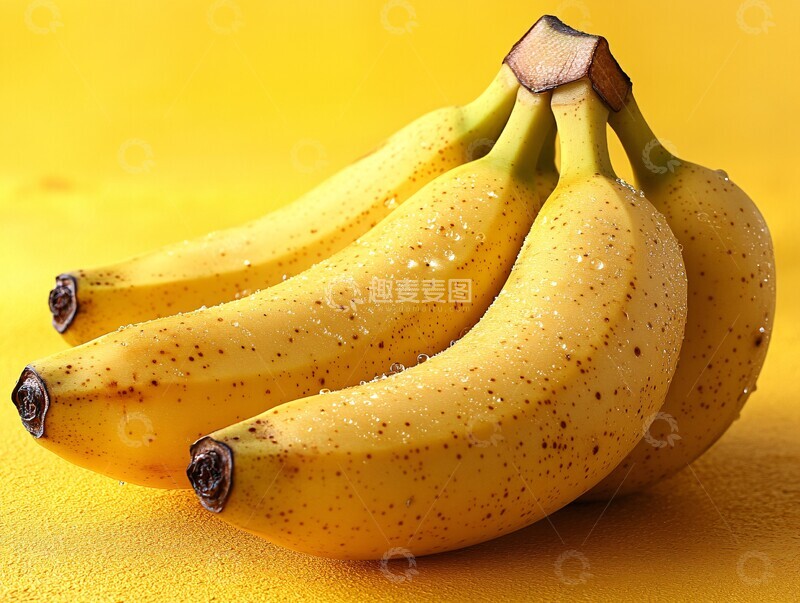 高清大图下载【趣麦麦图】新鲜黄香蕉新鲜香蕉背景2