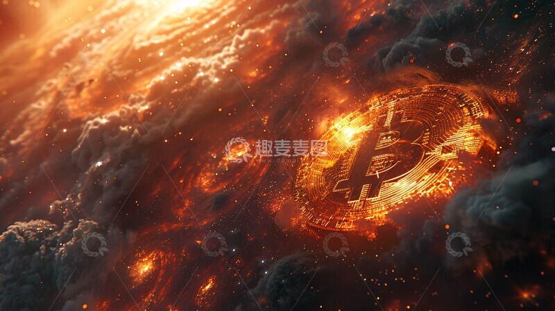 高清大图下载【趣麦麦图】比特币与代币之战3