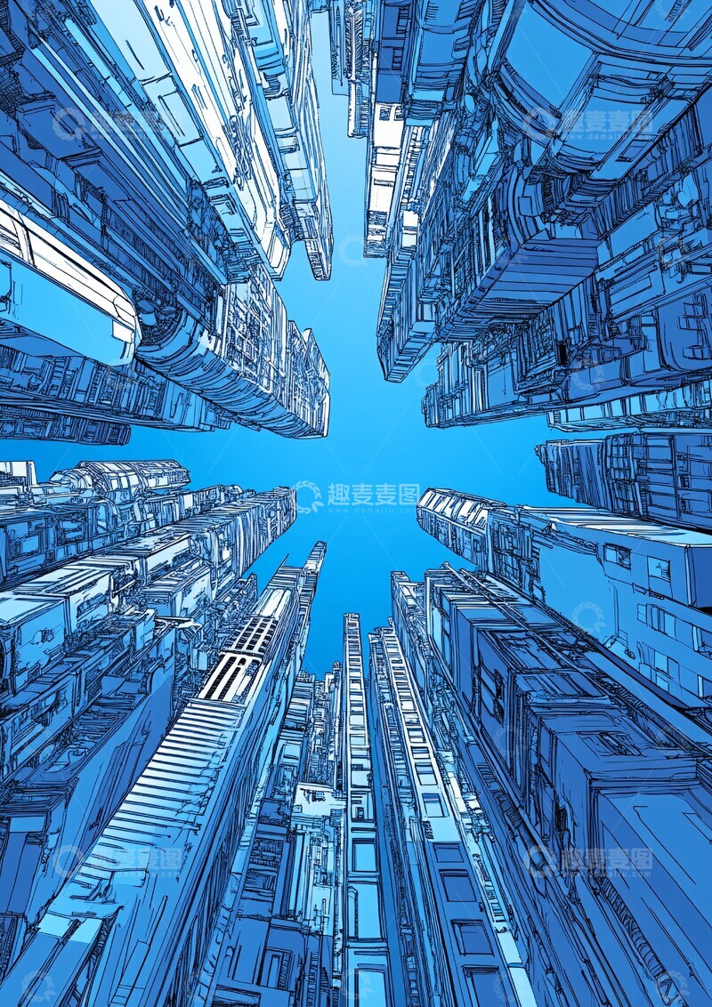 高清大图下载【趣麦麦图】未来城市建筑8