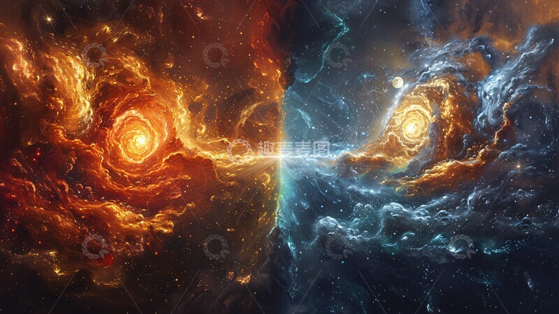 高清大图下载【趣麦麦图】比特币与代币之战2