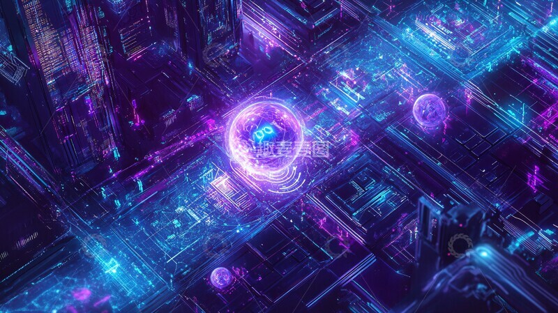 高清大图下载【趣麦麦图】电脑连接社交网络2