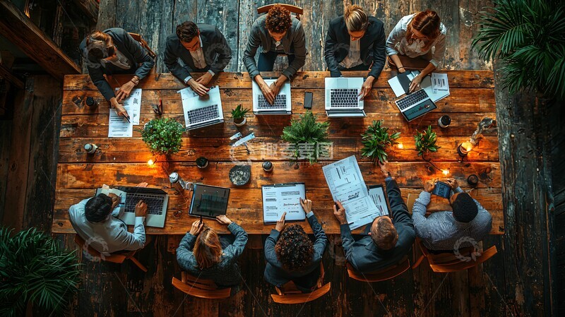 高清大图下载【趣麦麦图】员工入职培训场景