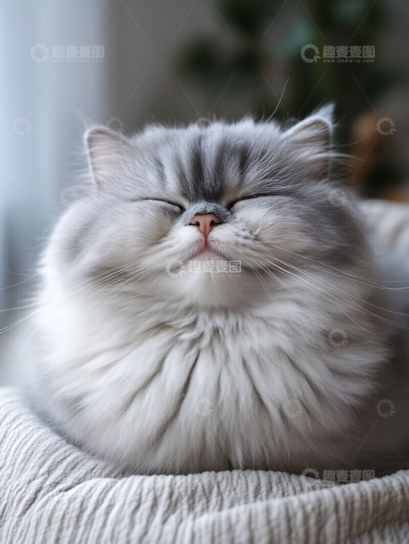 高清大图下载【趣麦麦图】蓝色小猫蓝色小猫长毛2