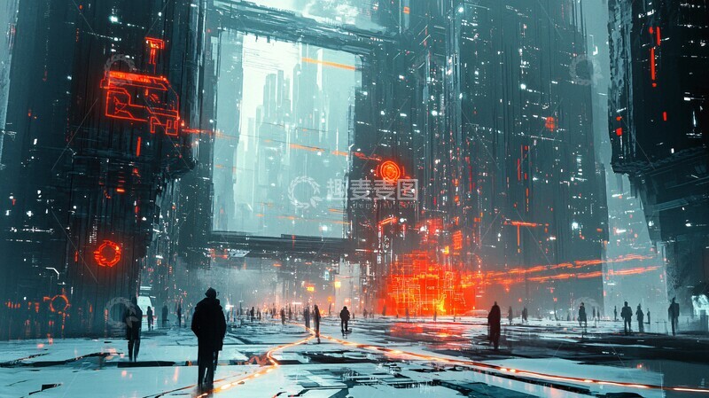 高清大图下载【趣麦麦图】科技与创意融合2