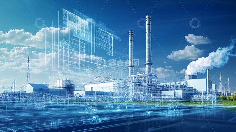 高清大图下载【趣麦麦图】分布式发电工业设计2
