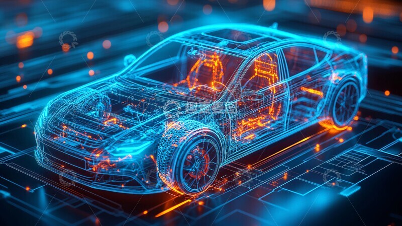 高清大图下载【趣麦麦图】汽车电网基础设施2