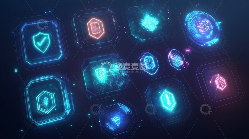 高清大图下载【趣麦麦图】区块链身份生态