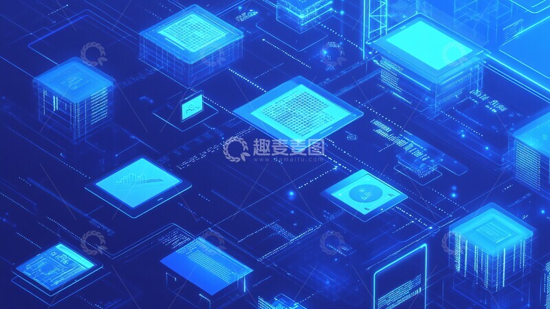 高清大图下载【趣麦麦图】数字生态系统2