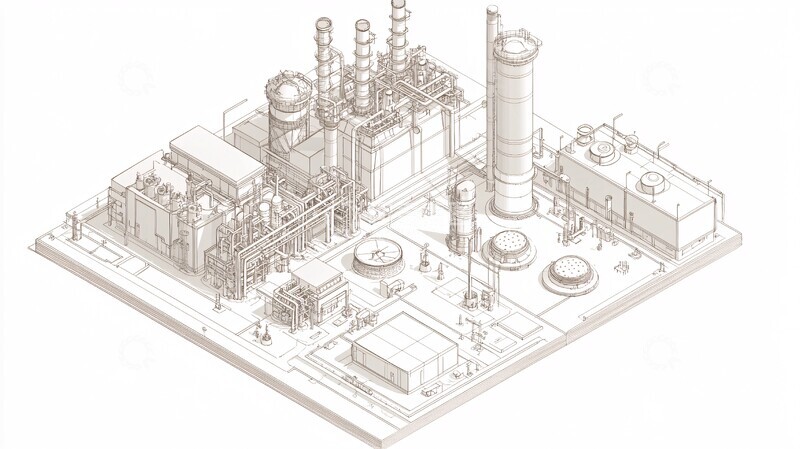 高清大图下载【趣麦麦图】发电设备平面图2