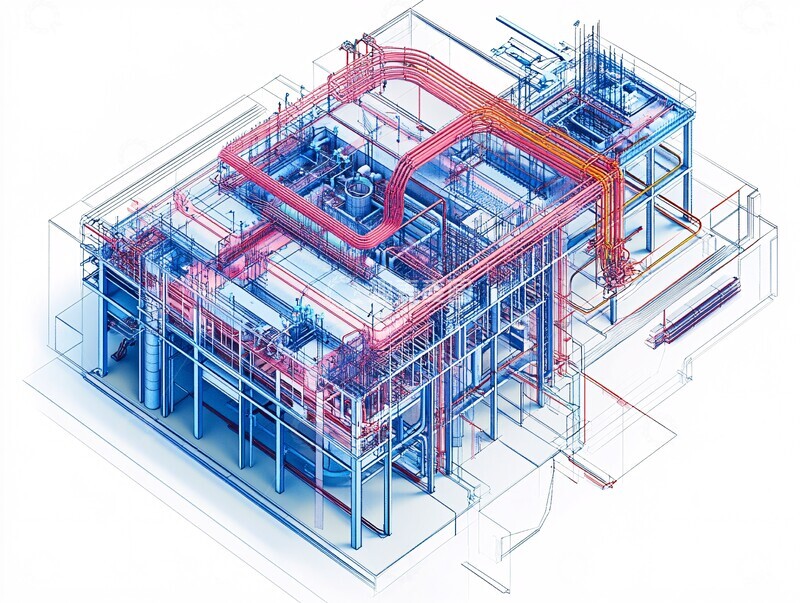 高清大图下载【趣麦麦图】建筑液压网络图2