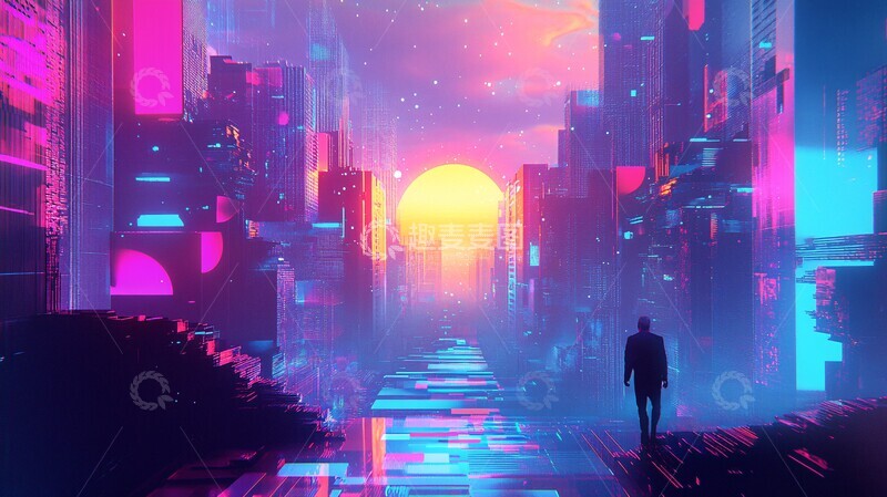 高清大图下载【趣麦麦图】数字资产新纪元2