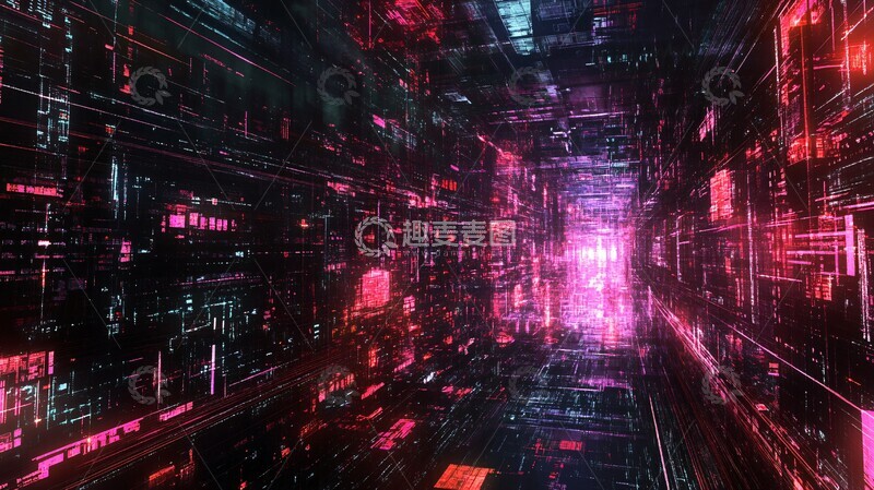 高清大图下载【趣麦麦图】智能设备网络系统图1