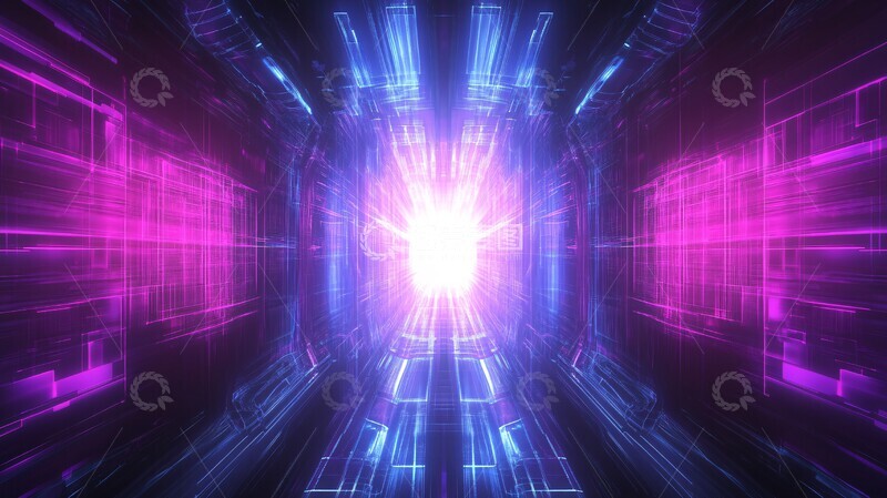 高清大图下载【趣麦麦图】数字网络连接1