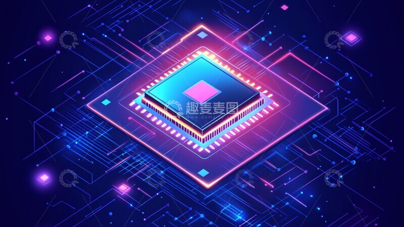 高清大图下载【趣麦麦图】电路板芯片设计2