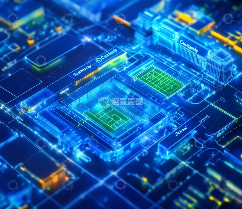 高清大图下载【趣麦麦图】城市室内运动中心