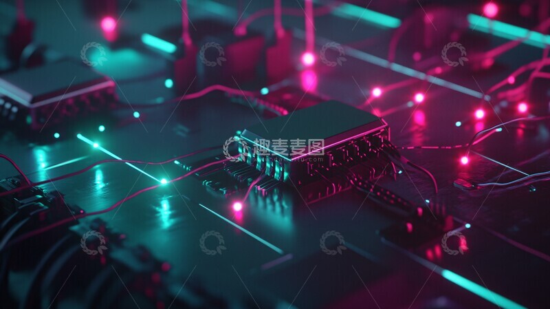 高清大图下载【趣麦麦图】电脑网络连接图2