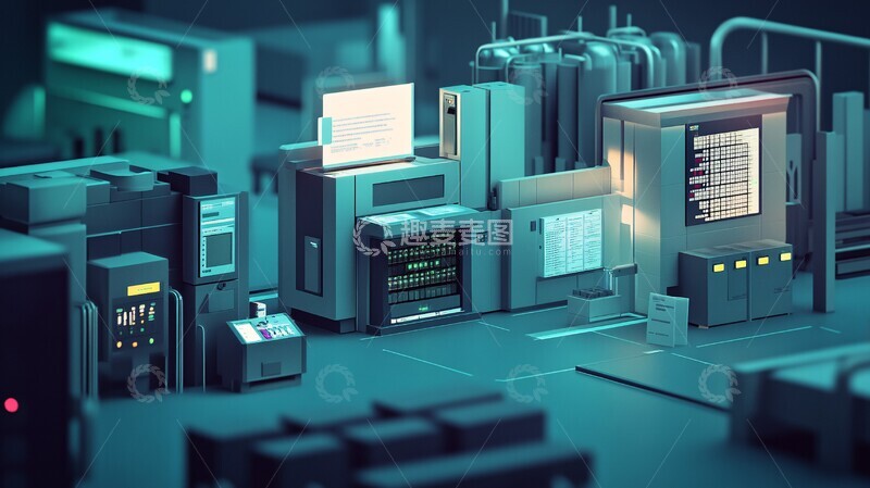 高清大图下载【趣麦麦图】工厂设备文件1