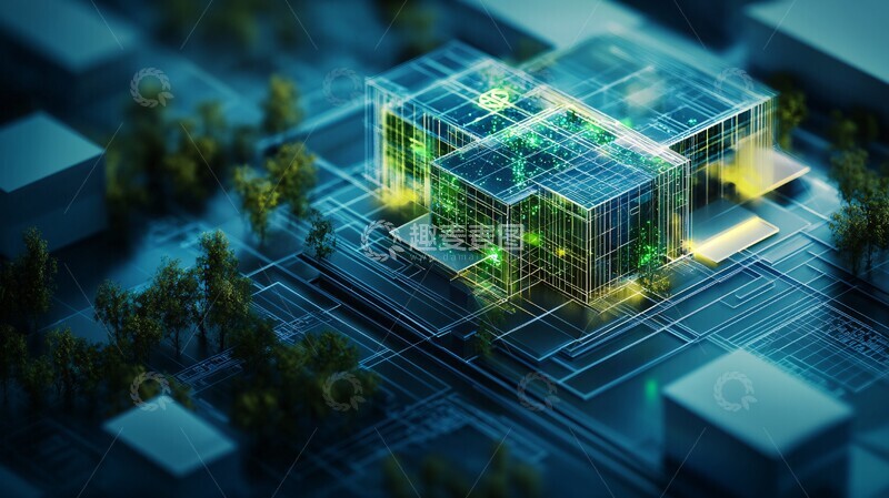 高清大图下载【趣麦麦图】建筑神经网络2