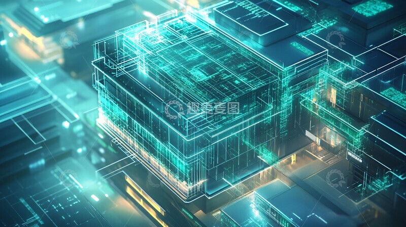 高清大图下载【趣麦麦图】建筑神经网络1