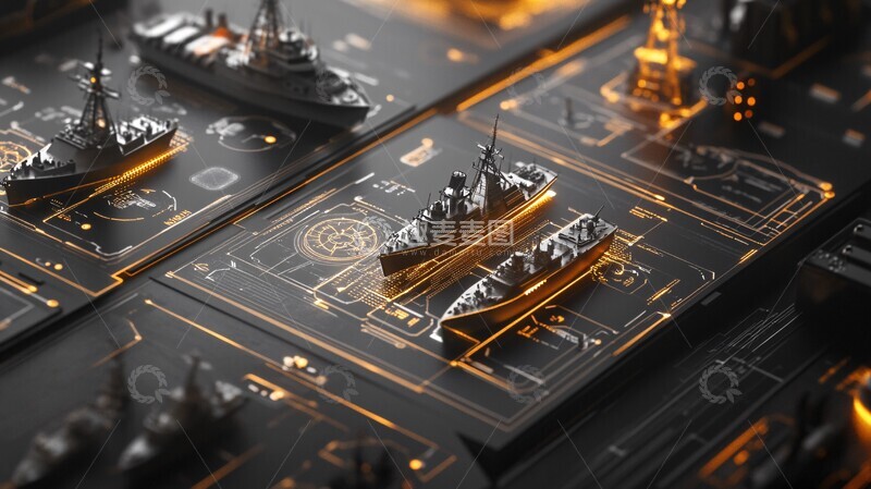 高清大图下载【趣麦麦图】-未来海军工程支持2