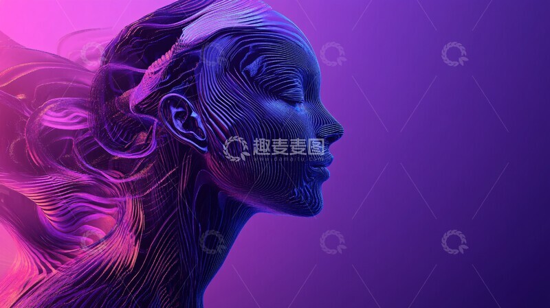 高清大图下载【趣麦麦图】智能代理抽象解读2