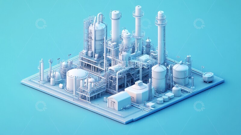 高清大图下载【趣麦麦图】化工管道布局图1