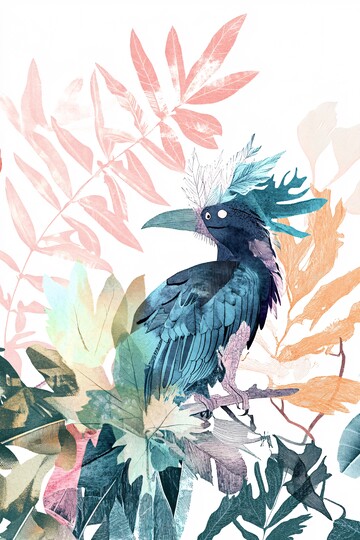 丛林小鸟丛林小鸟水彩2