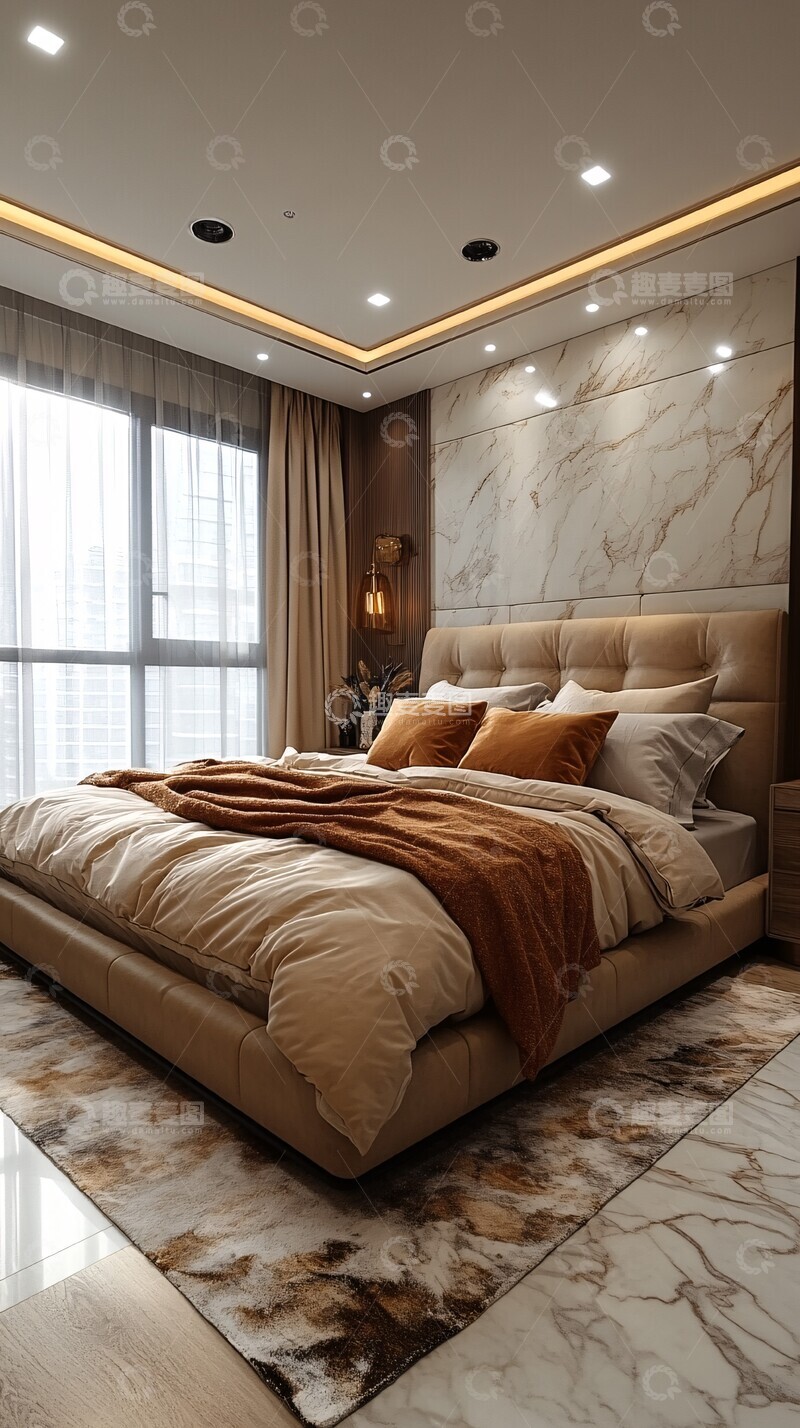 高清大图下载【趣麦麦图】豪华现代卧室设计