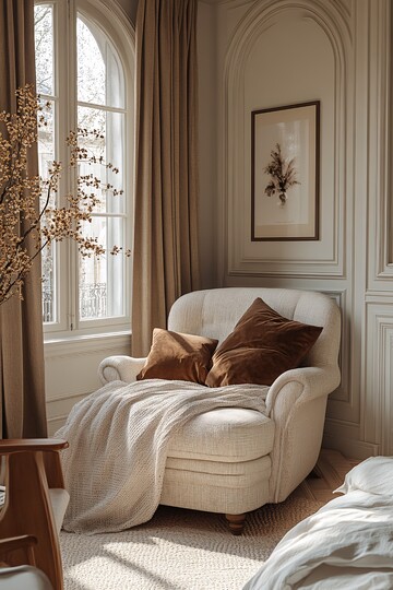 白色现代卧室空间3